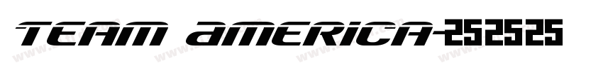 Team America字体转换